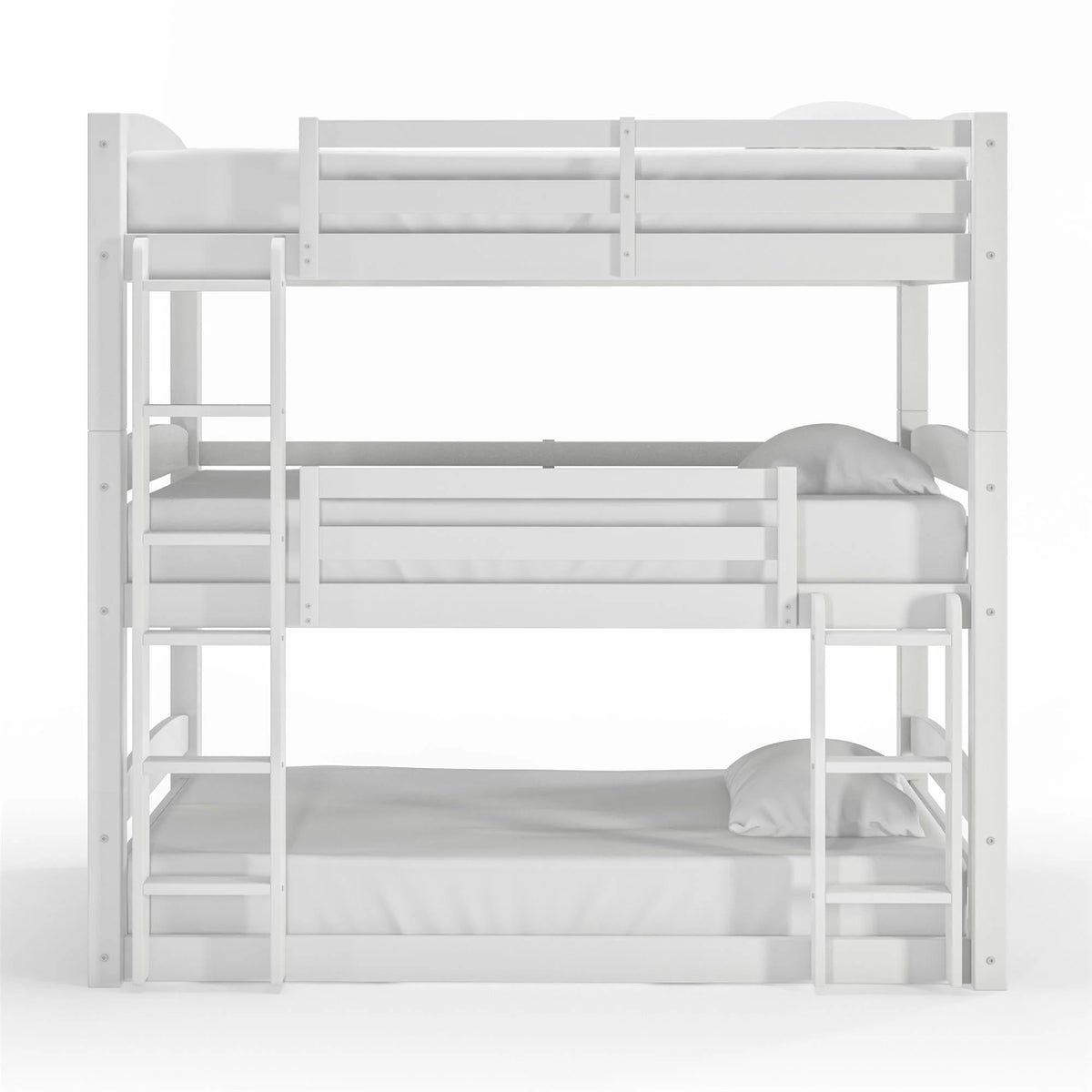 Twin Over Twin Over Twin Convertible Bunk Bed Q89988