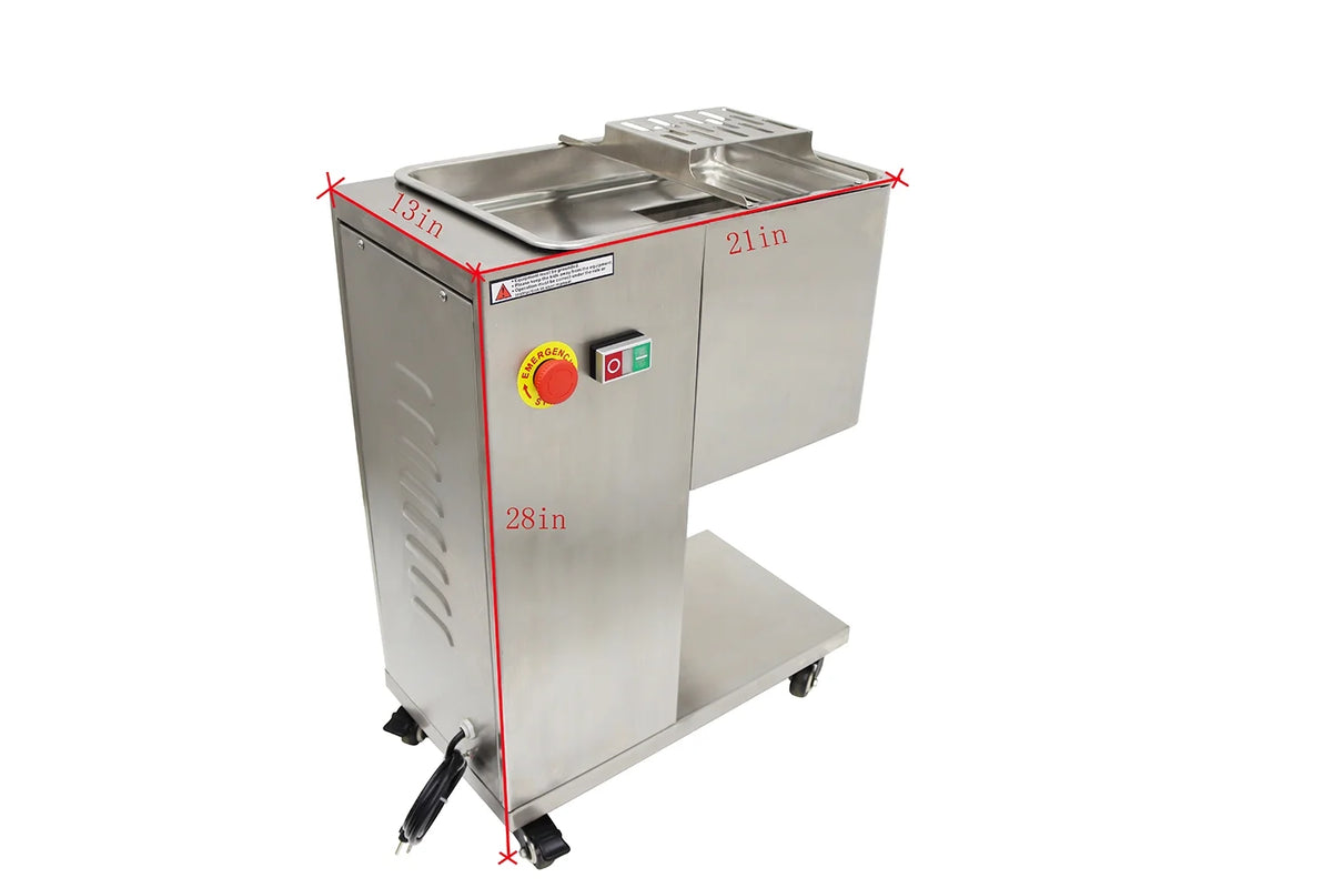 Stainless Steel Commercial Meat Slicer with 3mm Blade X8807