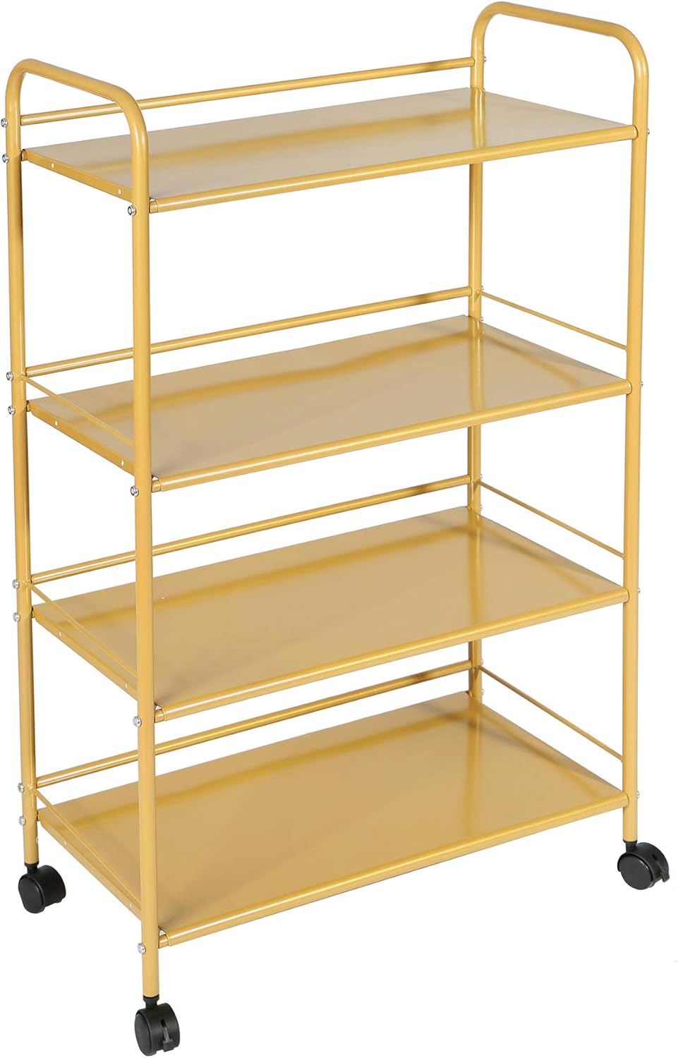 4-Tier Metal Rolling Utility Cart with Wheels X282598