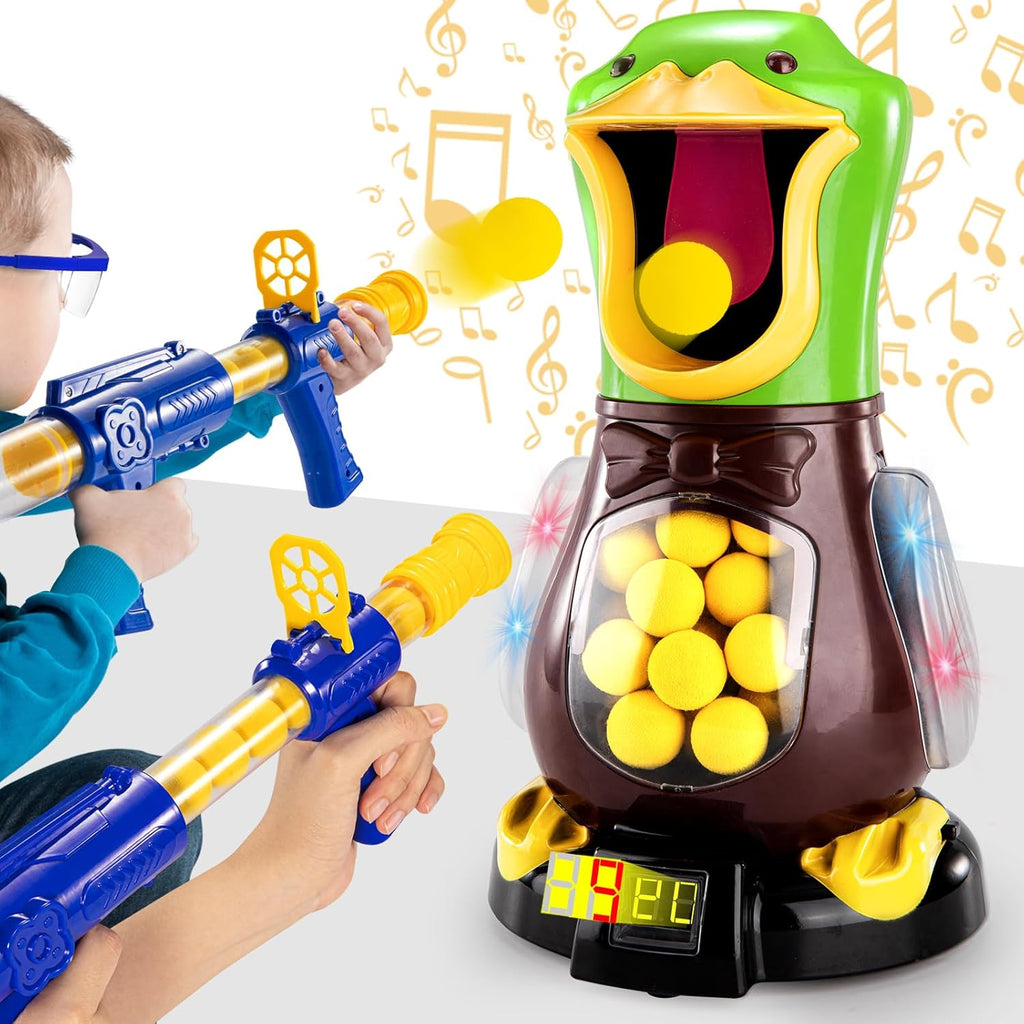 2 Packs of Toy Foam Blasters with Movable Target R7030