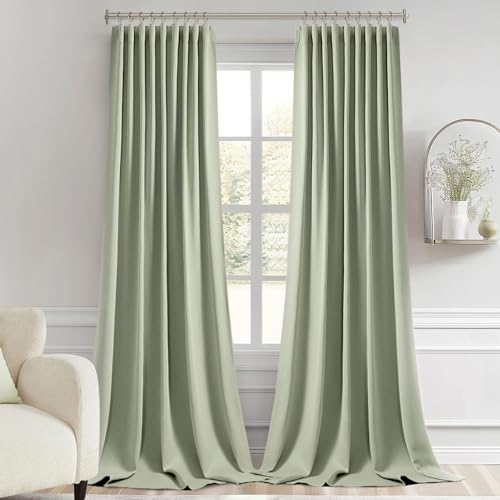 Cappuccino Brown Blackout Curtains 84 Inch Length 2 Panels Set K485897