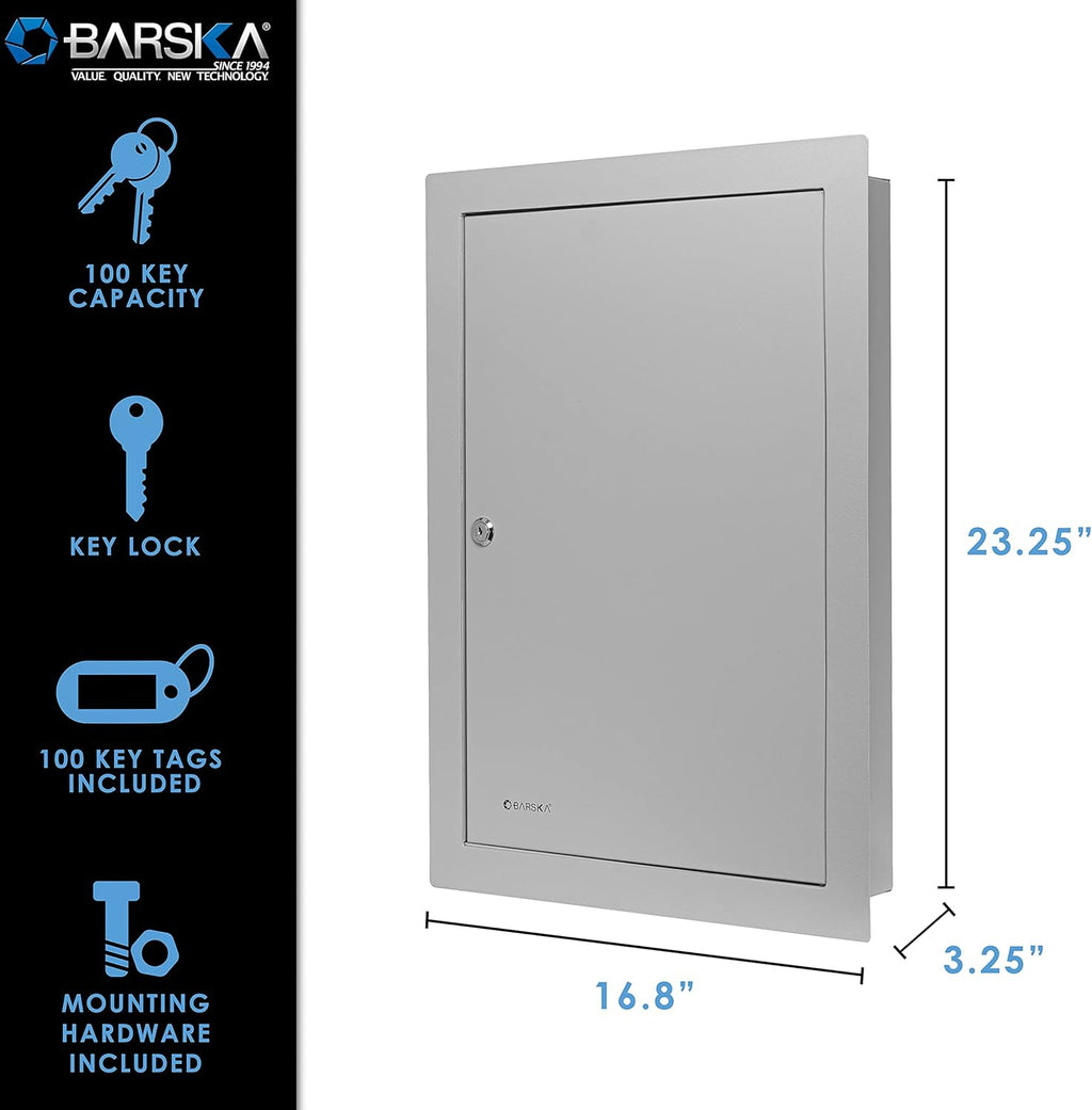 Gray Adjustable Key Cabinet Lock Box J914109