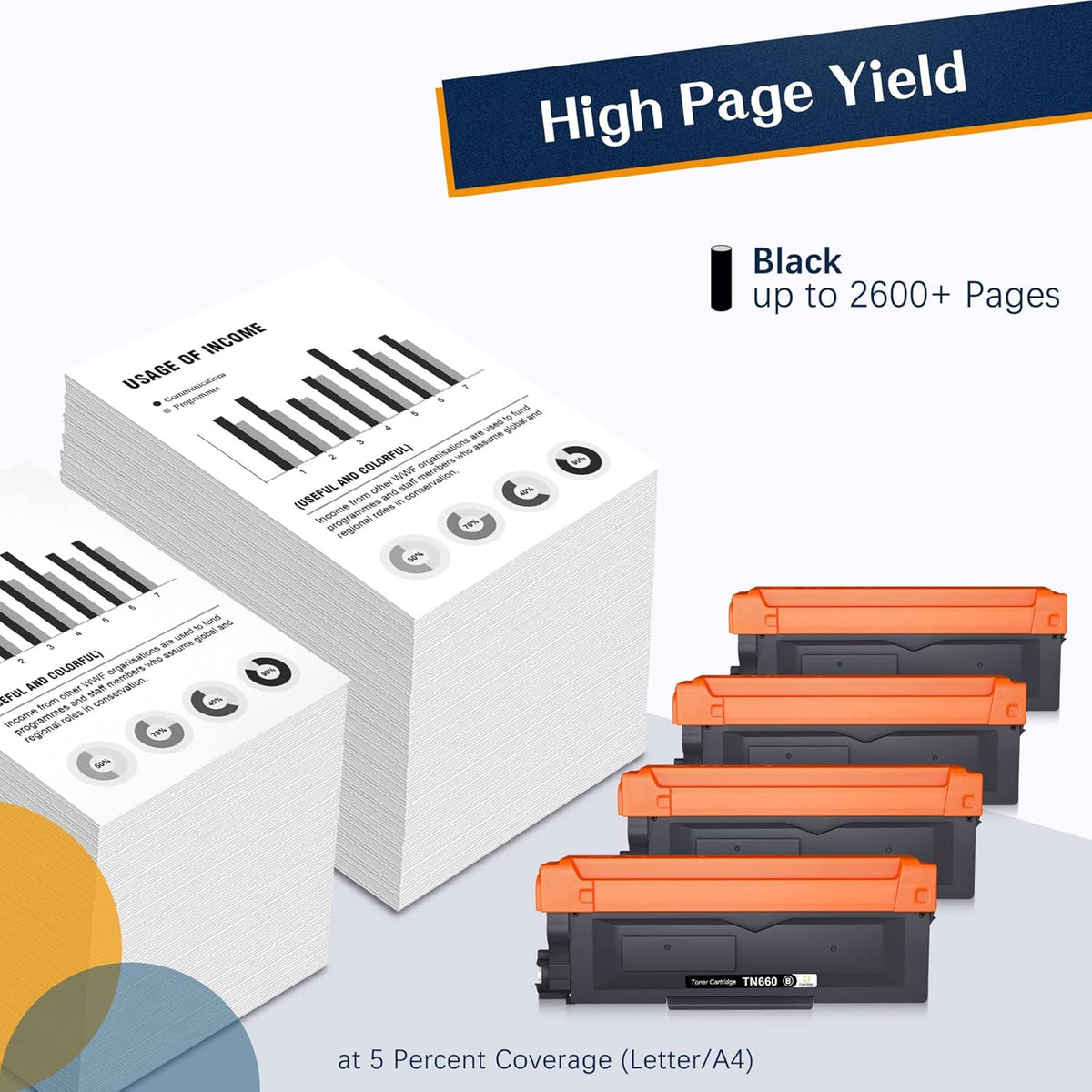Compatible Toner Cartridge 4-Pack Black M462