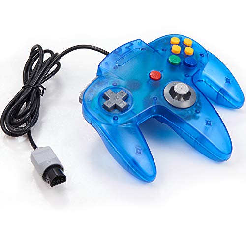 2-Pack Wired Classic Controller with 2 Extension Cords Clear Orange and Green X142