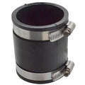 Drain Coupling 2 to 2 in. Straight Adaptor PVC Rubber E9917