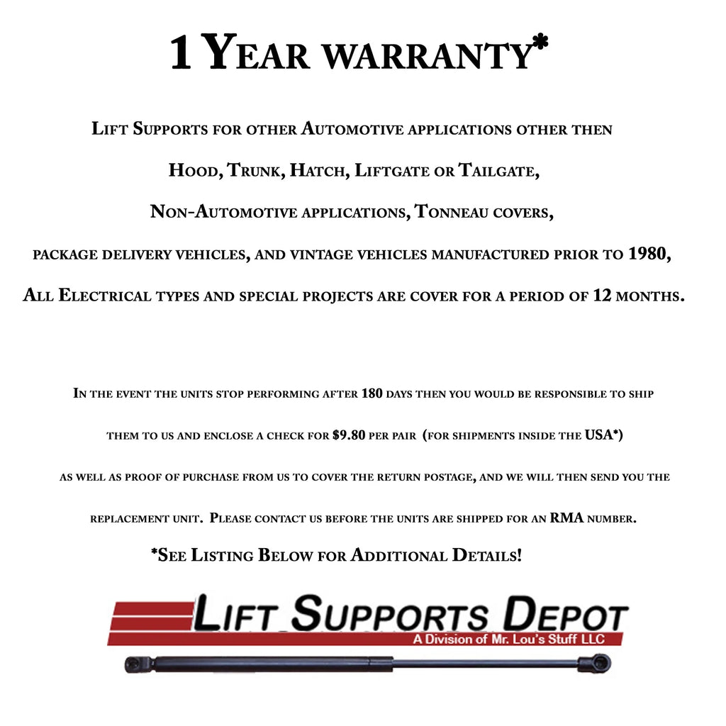 Qty (2) Universal Lift Support L4926