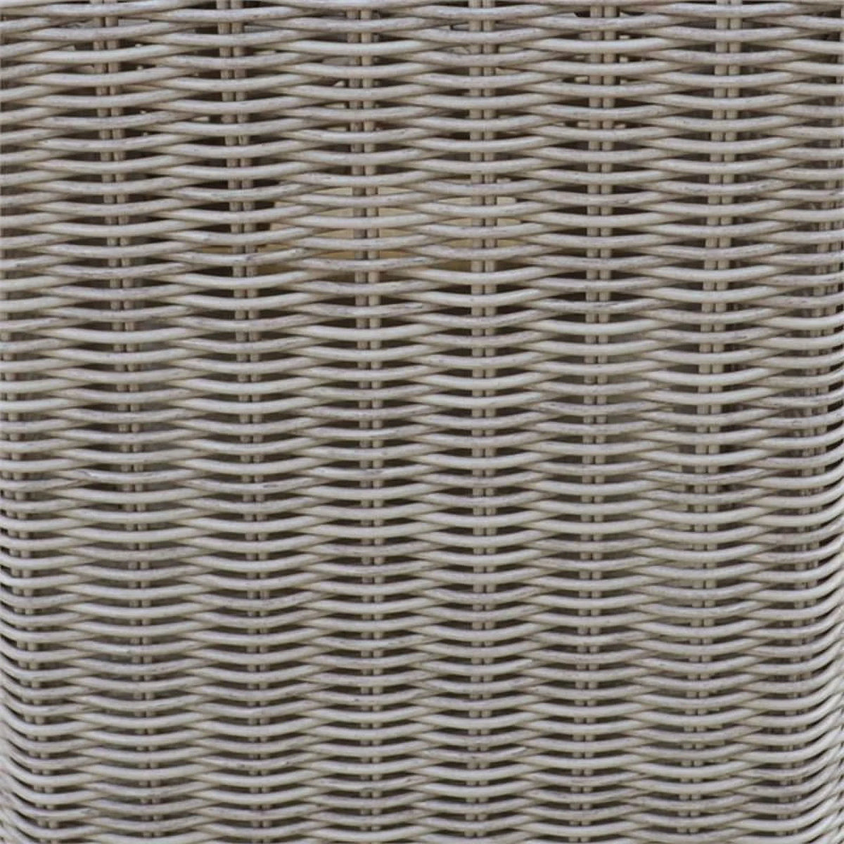 Curved Armless Outdoor Wicker Sofa in Grey B70063