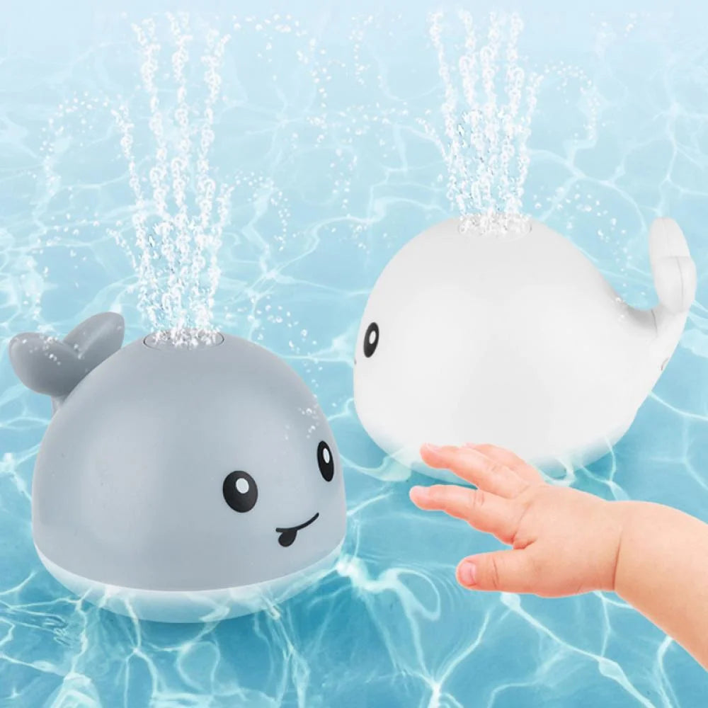 LED Bath Toys Whale Sprinkler Bathtub Toy X25695