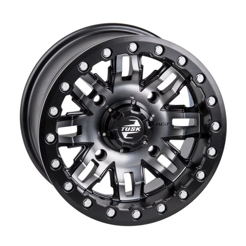 15x7 Gun Metal/Black Beadlock Wheel K467