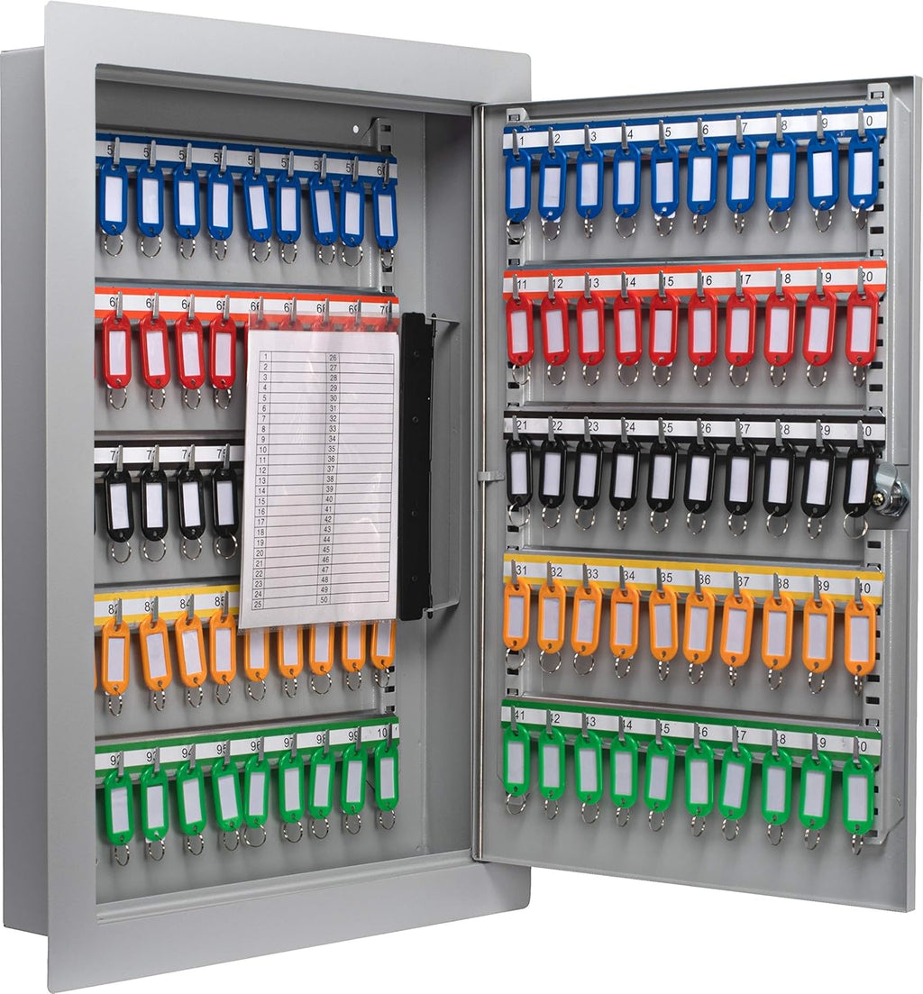 Gray Adjustable Key Cabinet Lock Box J914109