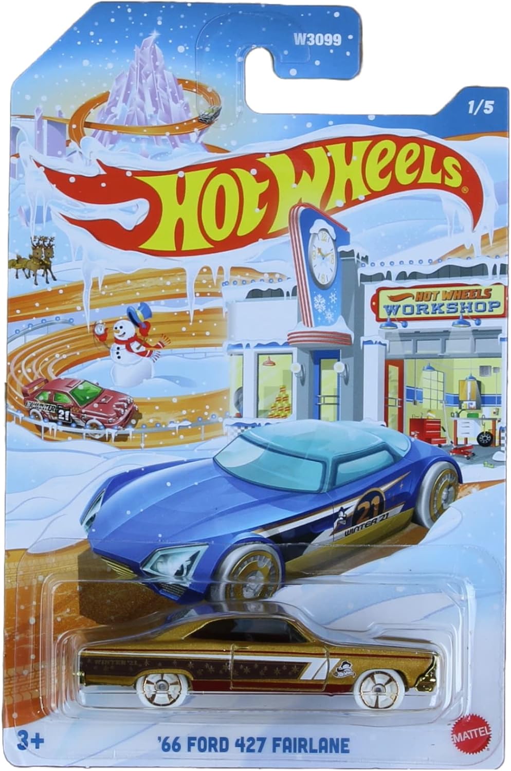 Complete Set of 5 Diecast Vehicles W88100