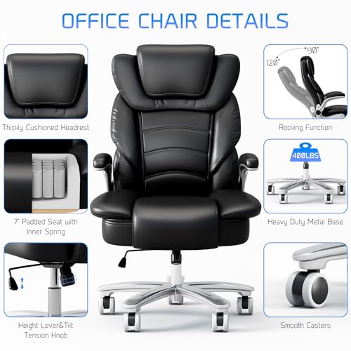 Brown Leather High Back Executive Office Chair N4148