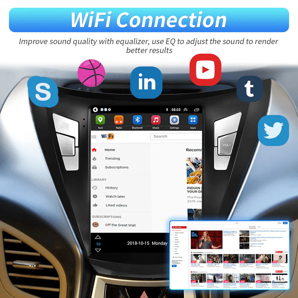 2G+64G 9.7'' Touchscreen Car Stereo Radio with Backup Camera K84276