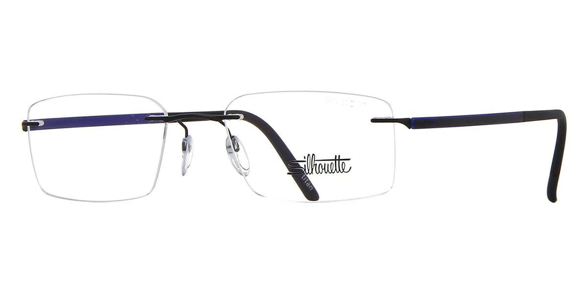 Black and Blue 52mm Glasses E840