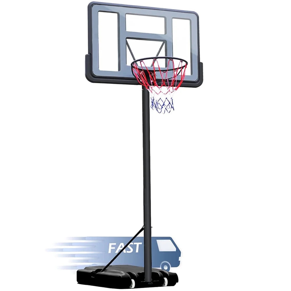 44 inch Height Adjustable Portable Basketball Hoop W897251