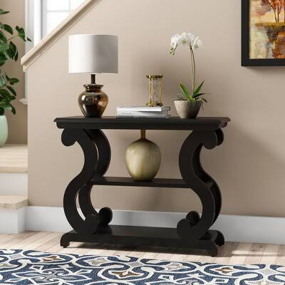 Black Console Table N308152