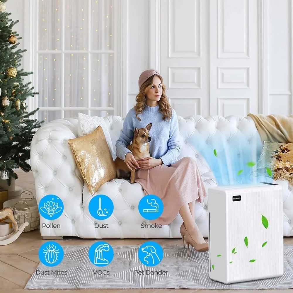 H13 HEPA Air Filter for Home Large Room up to 969ft² G948