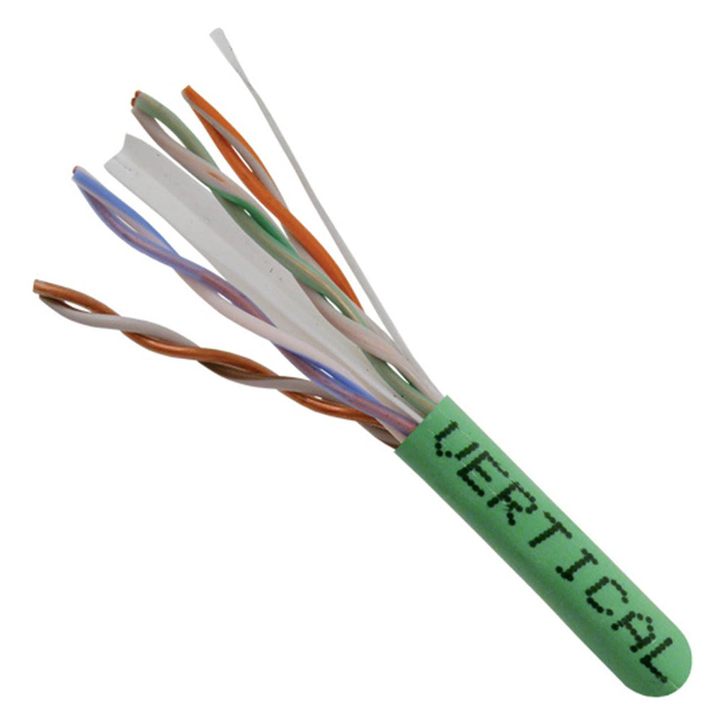 1000ft Solid Cat6 Cable - 23AWG 550MHz CMR-Green E891
