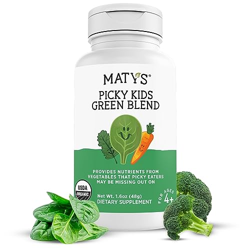 Organic Green Blend Vegetable Powder Supplement 60 Servings S8570