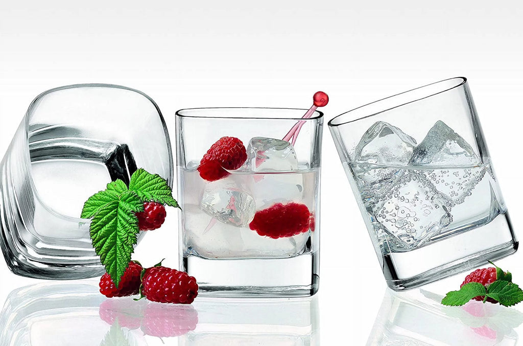 9 Oz Whisky Rocks Glasses Set Of 6 Clear U548
