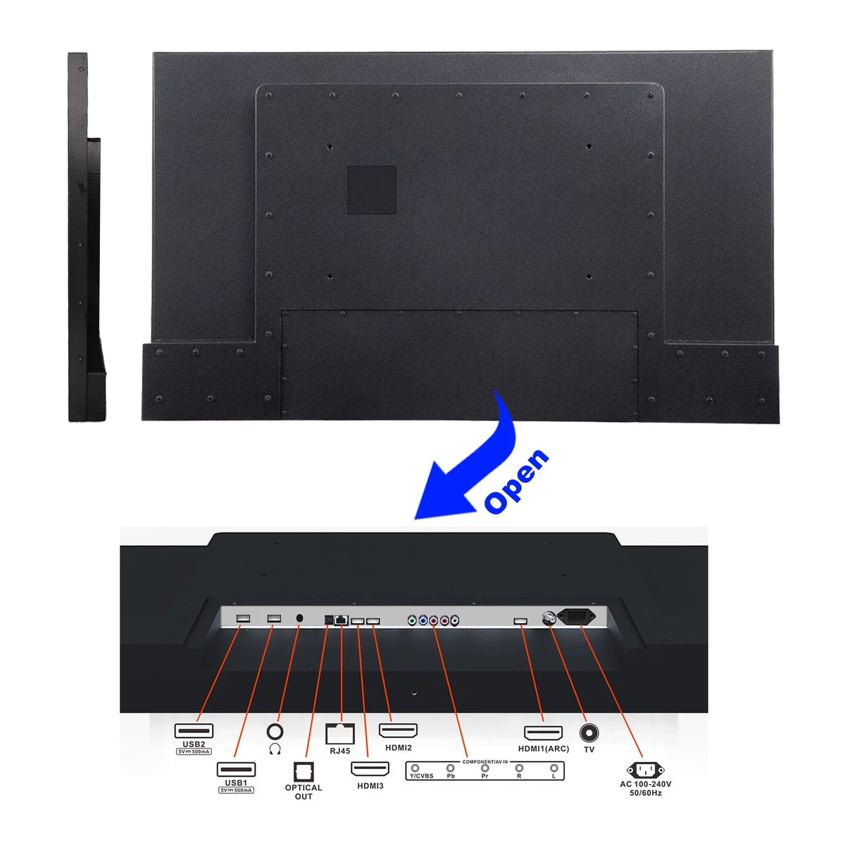 65 inch 4K LED Waterproof Outdoor TV Q4399