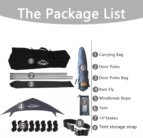 2-3-4 Person Waterproof Pop Up Dome Tent U954437