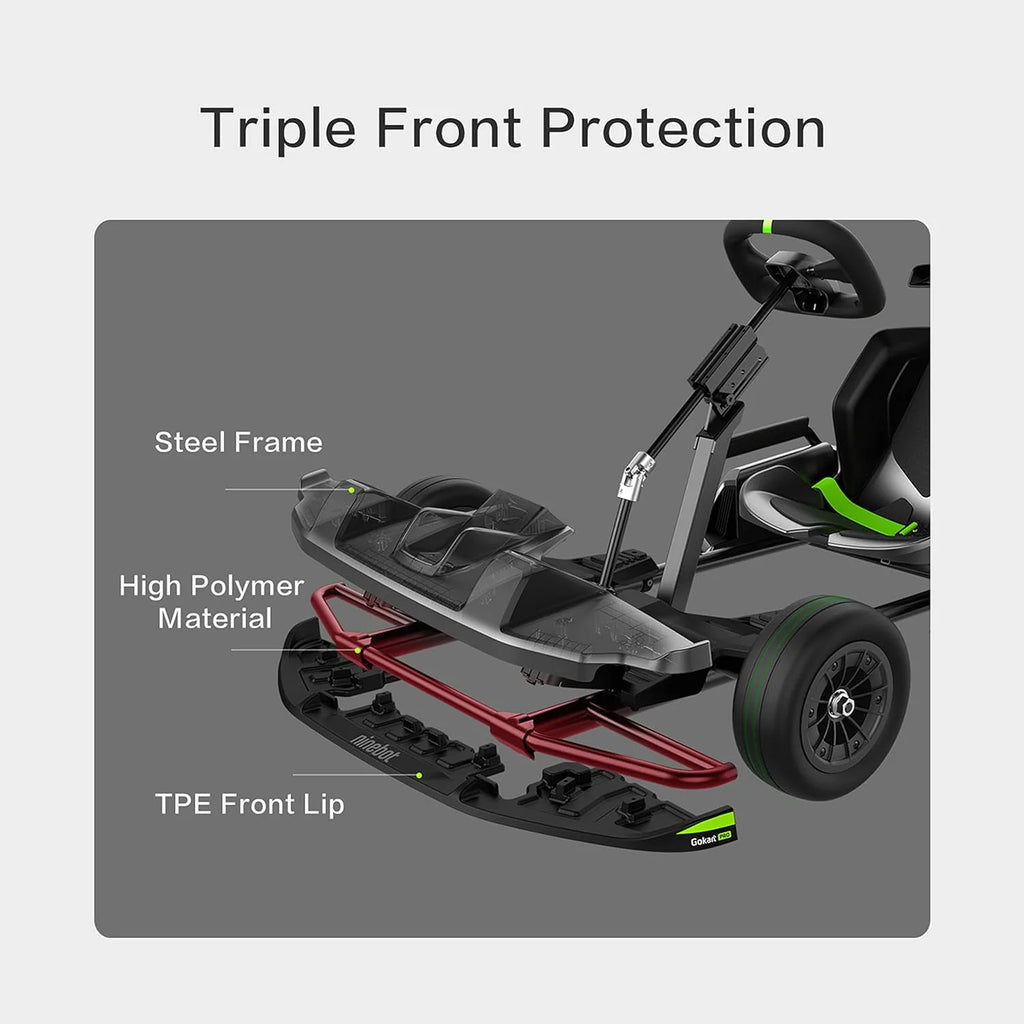 Electric GoKart, 23 Miles Range, 15.5MPH, 220lbs, Black R70382
