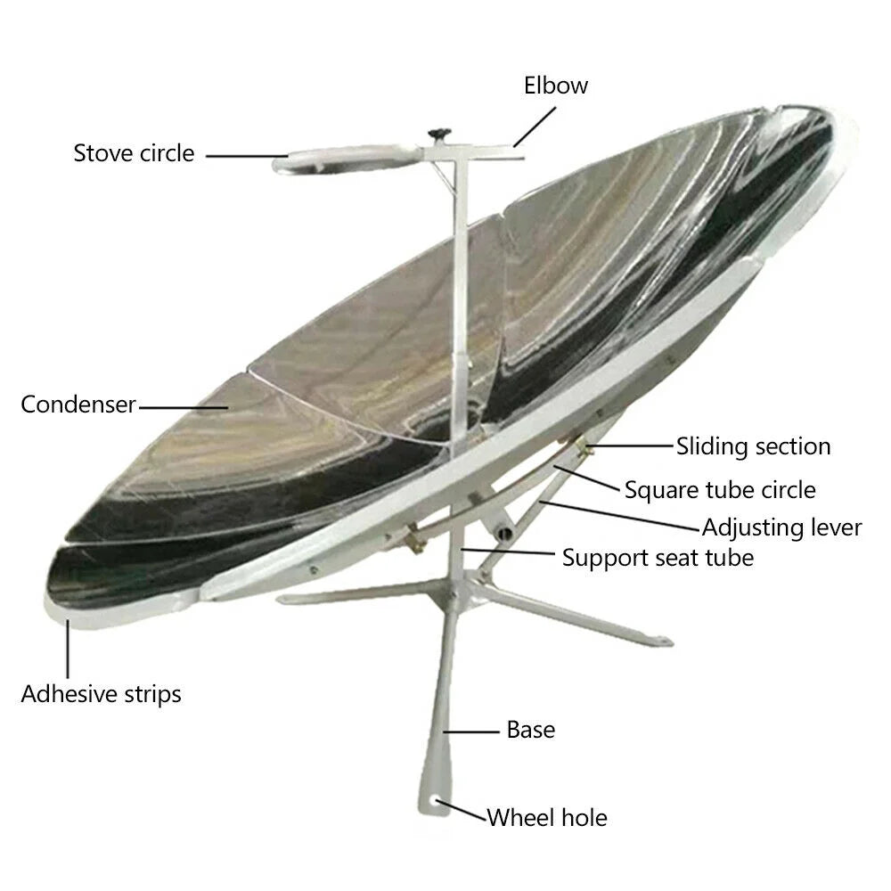 Parabolic Solar Cooker Stoves 150 cm Diameter V102