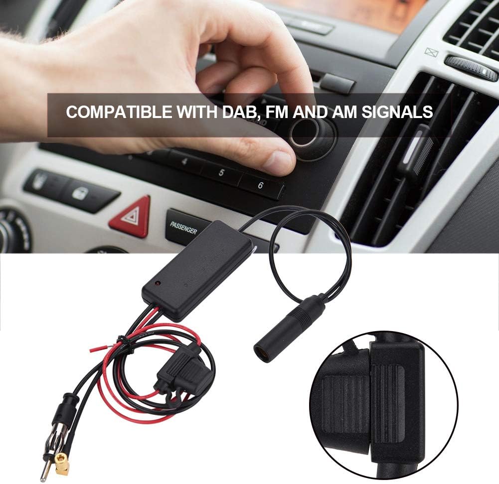 AM FM Radio TV Signal Amplifier Antenna Booster X919404