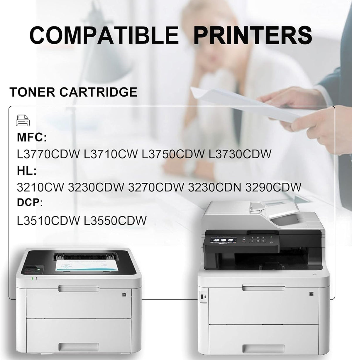 3 Pack Toner Cartridge Replacement for Brother Printer Z75159