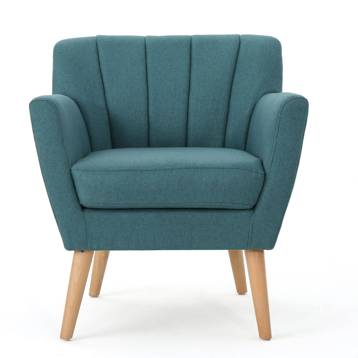 Dark Teal Fabric Club Chair B38917