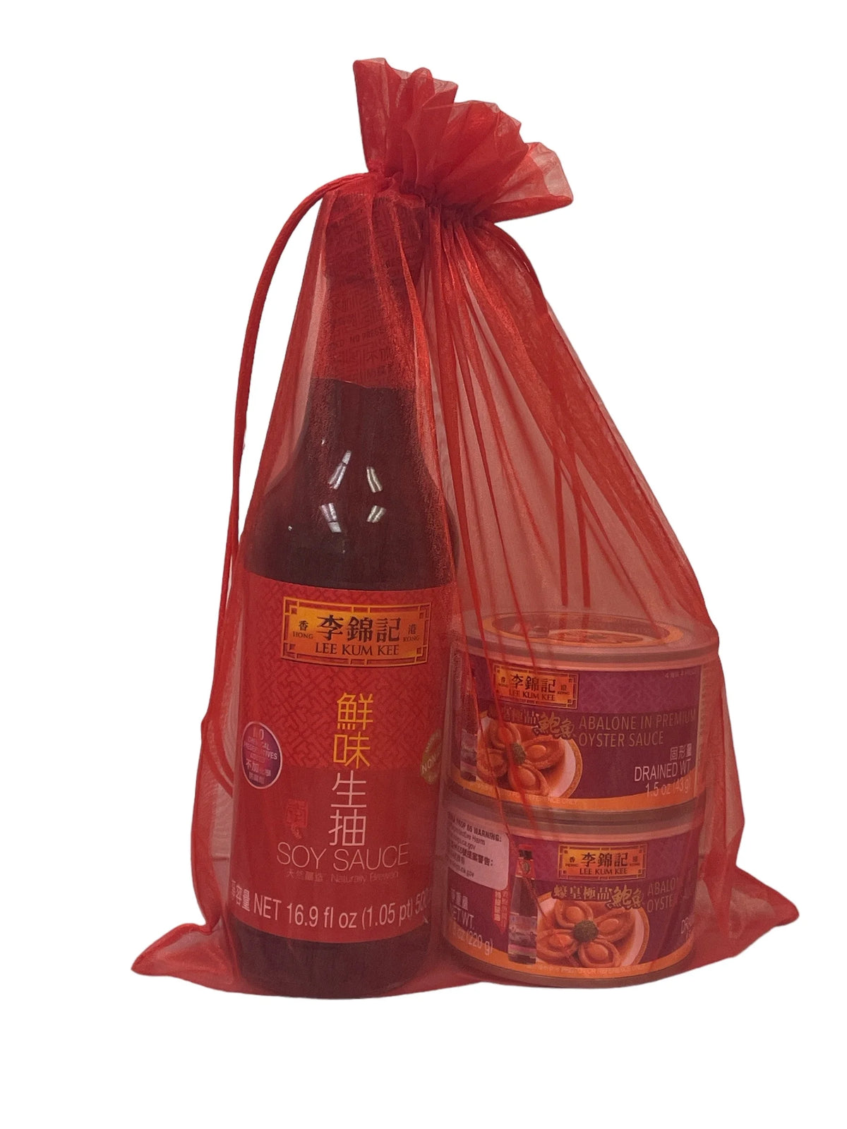 Lee Kum Kee Gift Set Abalone Oyster Sauce Soy Sauce V4072
