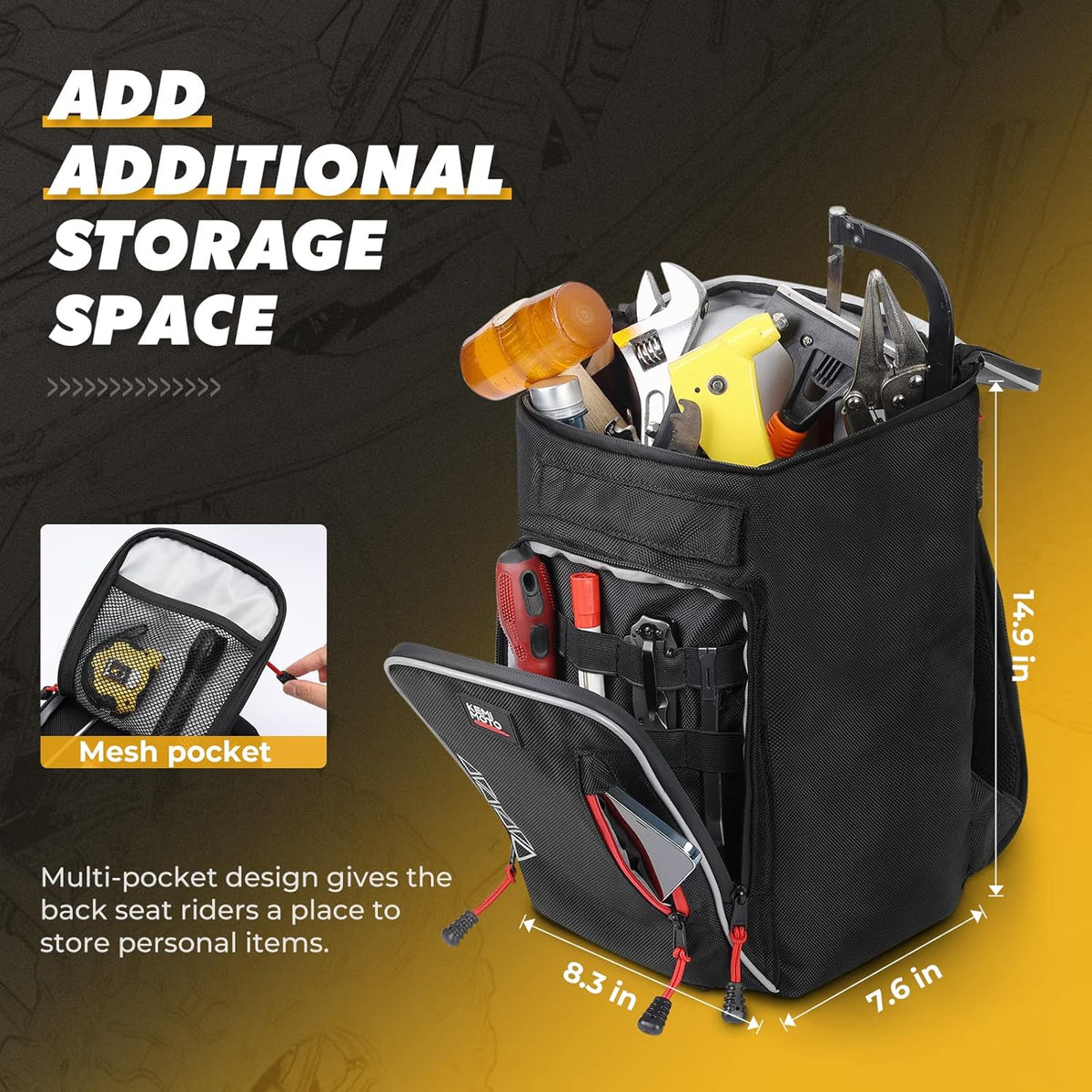 Storage Bag with Two Hydration Backpacks A3365