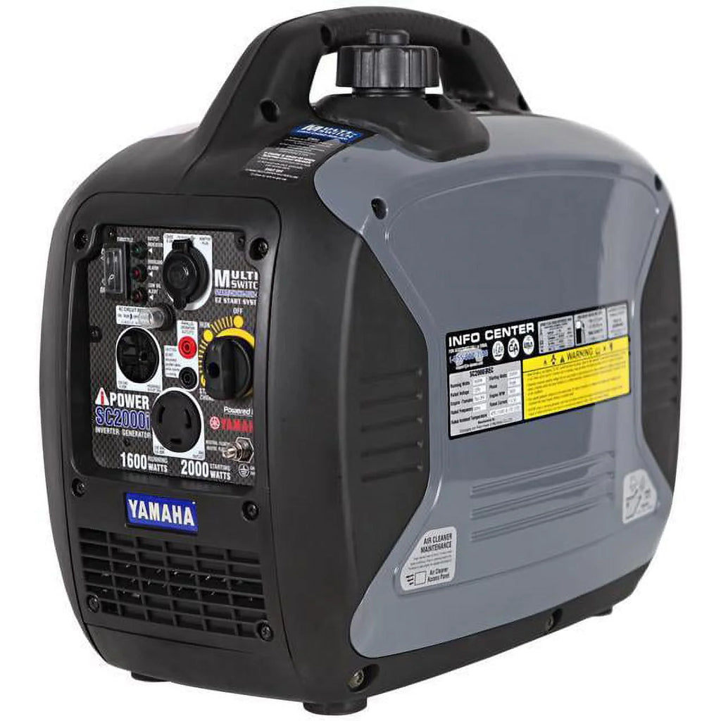 Portable Inverter Generator, 2,000 Watt Starting, 1,600 Watt Running, Gasoline O754758