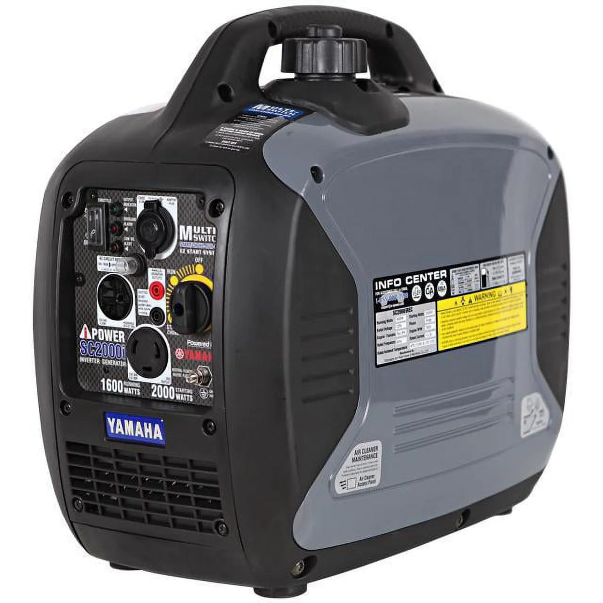 Portable Inverter Generator, 2,000 Watt Starting, 1,600 Watt Running, Gasoline O754758