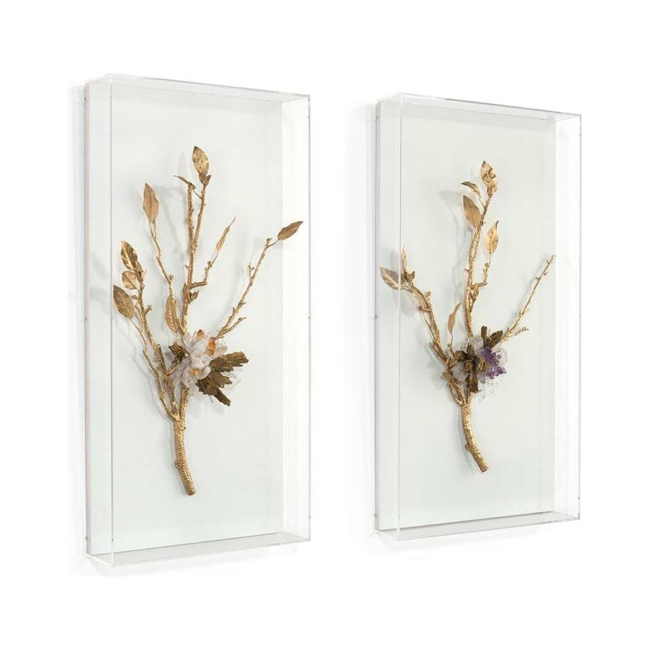 Gold Calcite Art Frame J3596