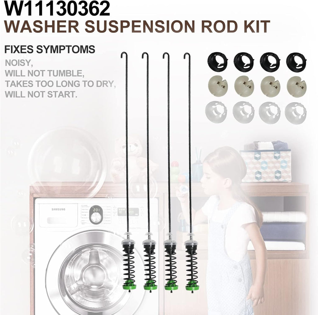 Washer Suspension Rod Kit 4 Pack P186