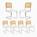 Beige Velvet Dining Chairs Set of 6 Z159828