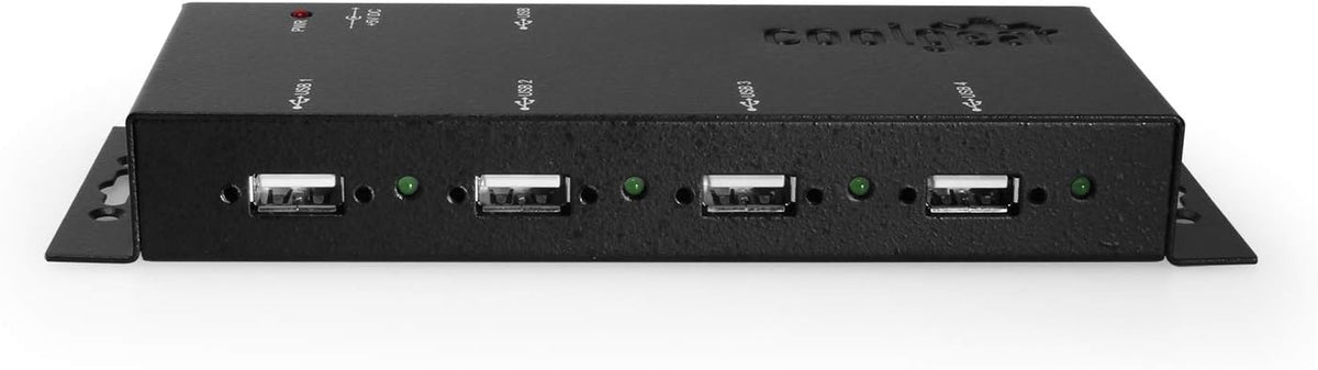 4-Port USB 2.0 Powered Hub with Screw Lock Pack of 2 P844
