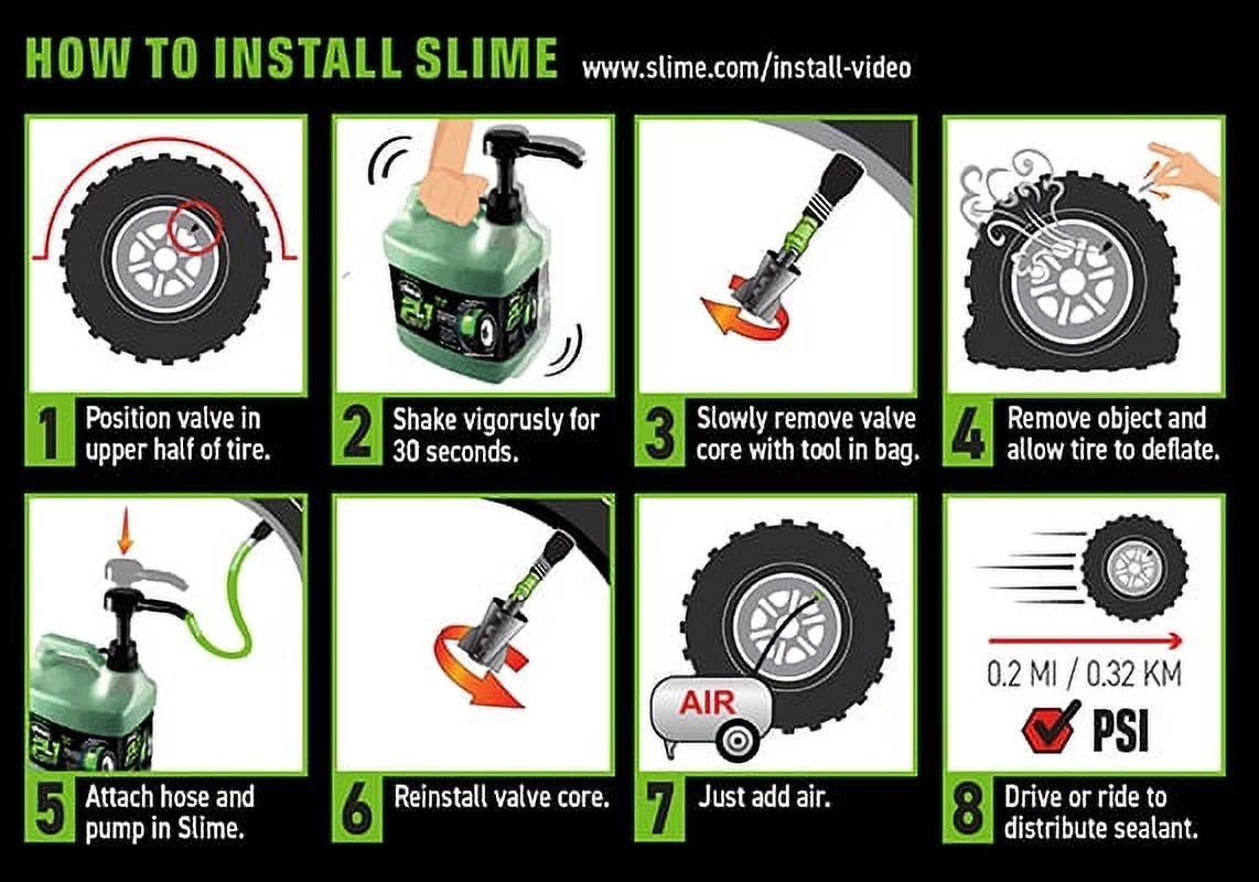 2-in-1 Tire and Tube Sealant 16 oz P3781