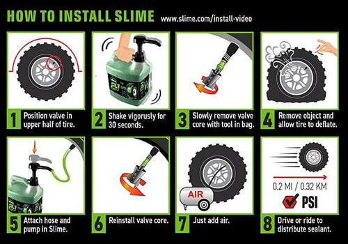 2-in-1 Tire and Tube Sealant 16 oz P3781