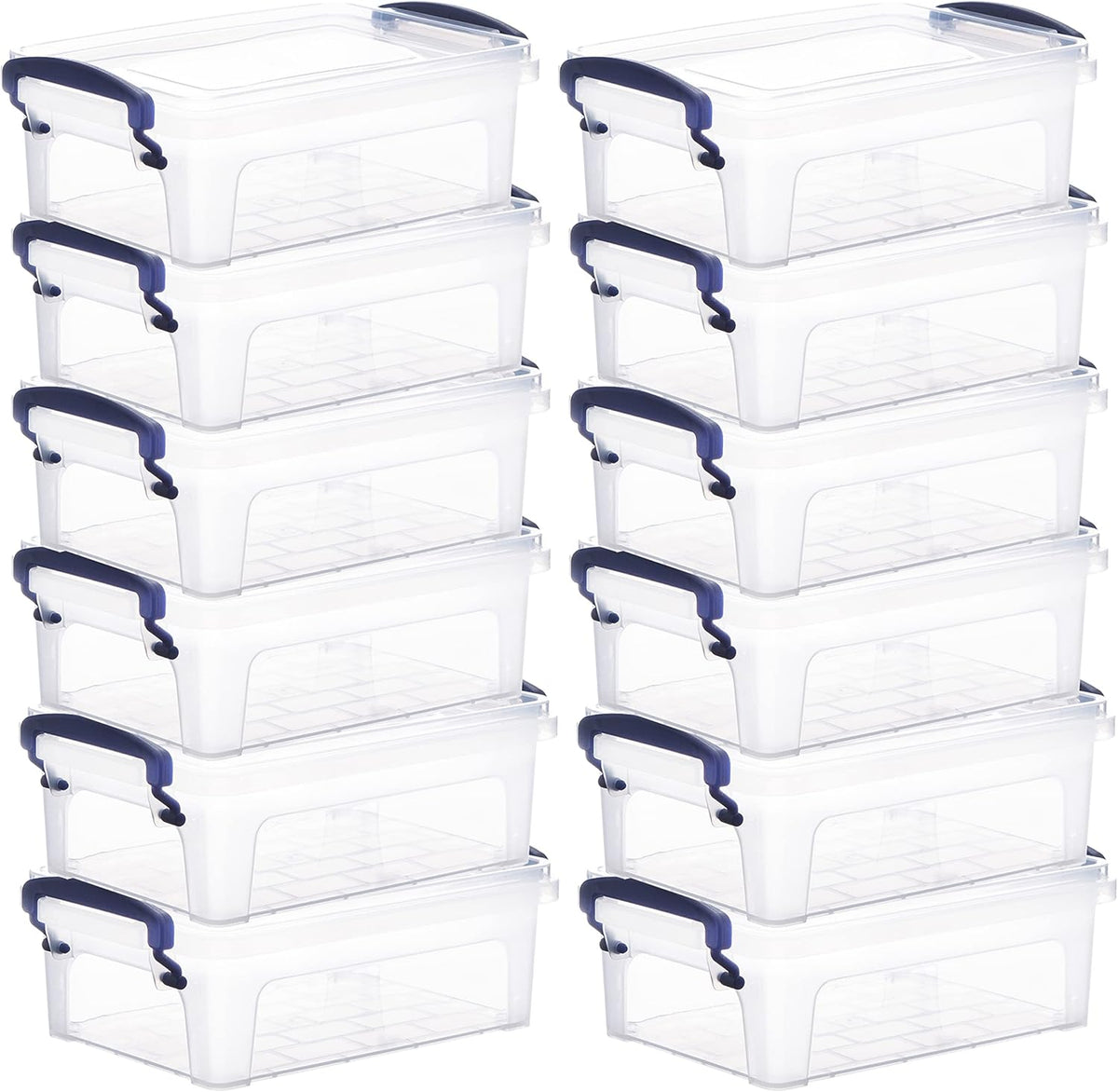 Clear Plastic Storage Bins with Lids F5149