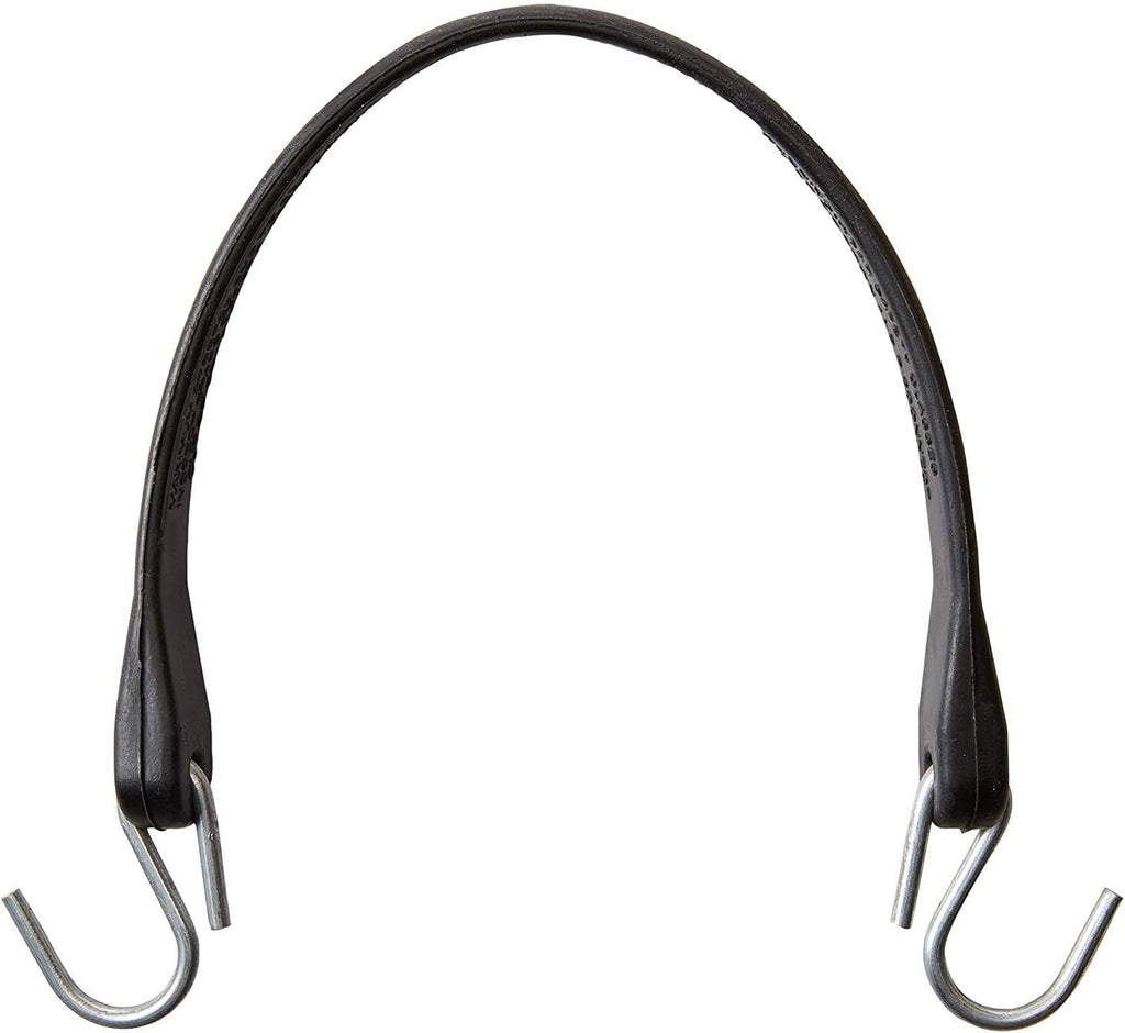 50 Pack 31 Inch Rubber Tarp Straps with Crimped Metal S Hooks X75273