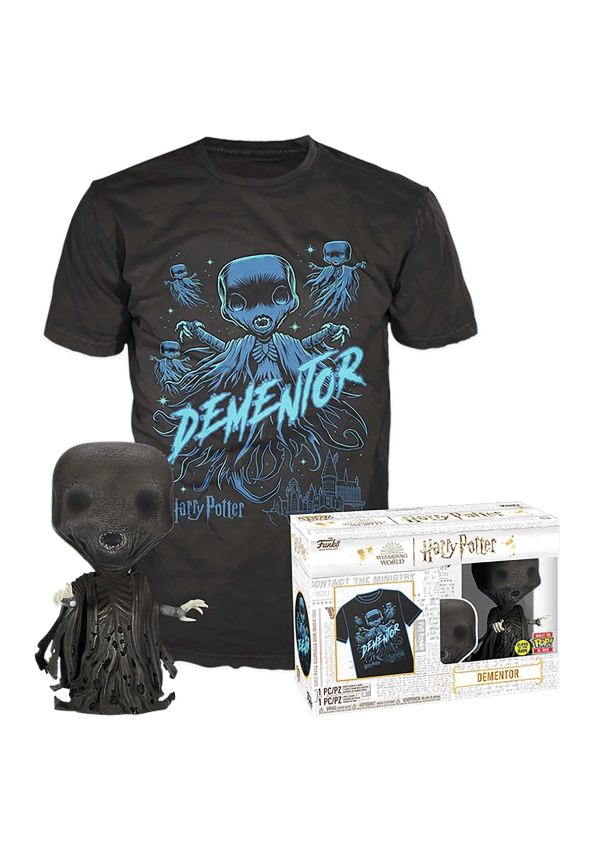 Harry Potter Dementor Glow POP! & Tee A64766