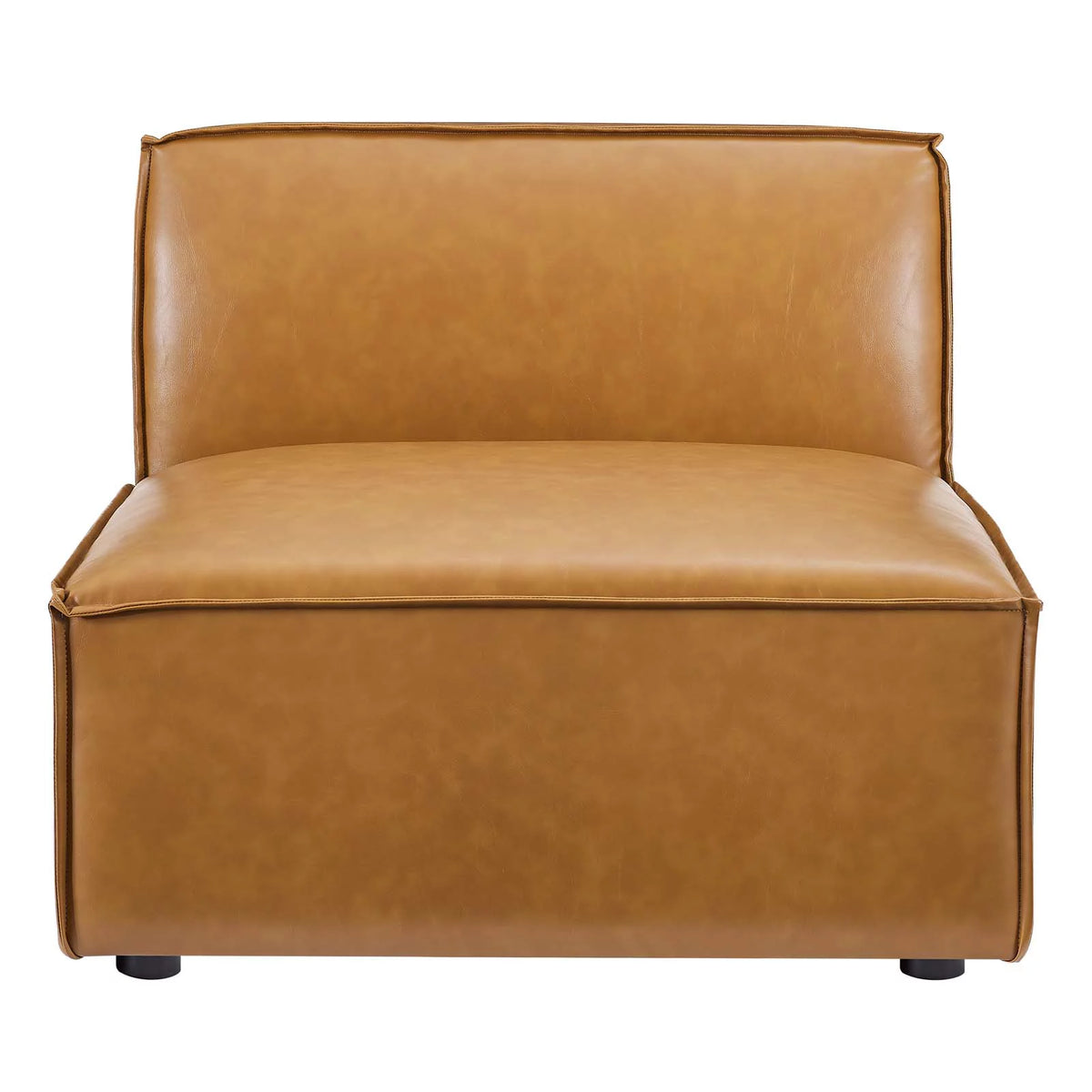 Tan Vegan Leather 4-Piece Sofa A138138