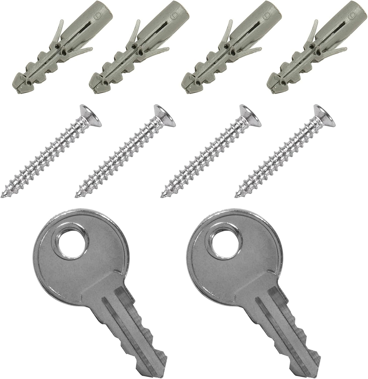 Gray Adjustable Key Cabinet Lock Box J914109