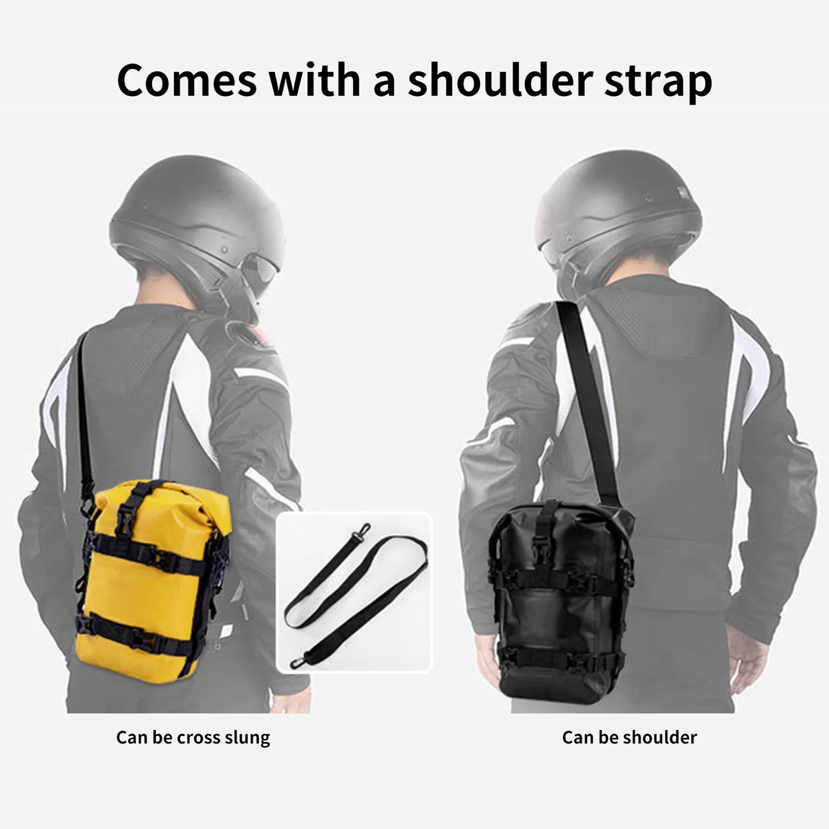 Motorcycle Bag, Waterproof 8L Frame Motorbike Side E71266