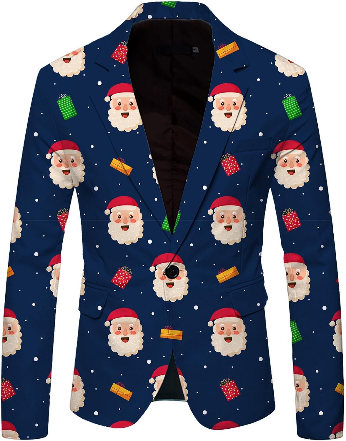 Dark Blue Long Sleeve Suit Q41019