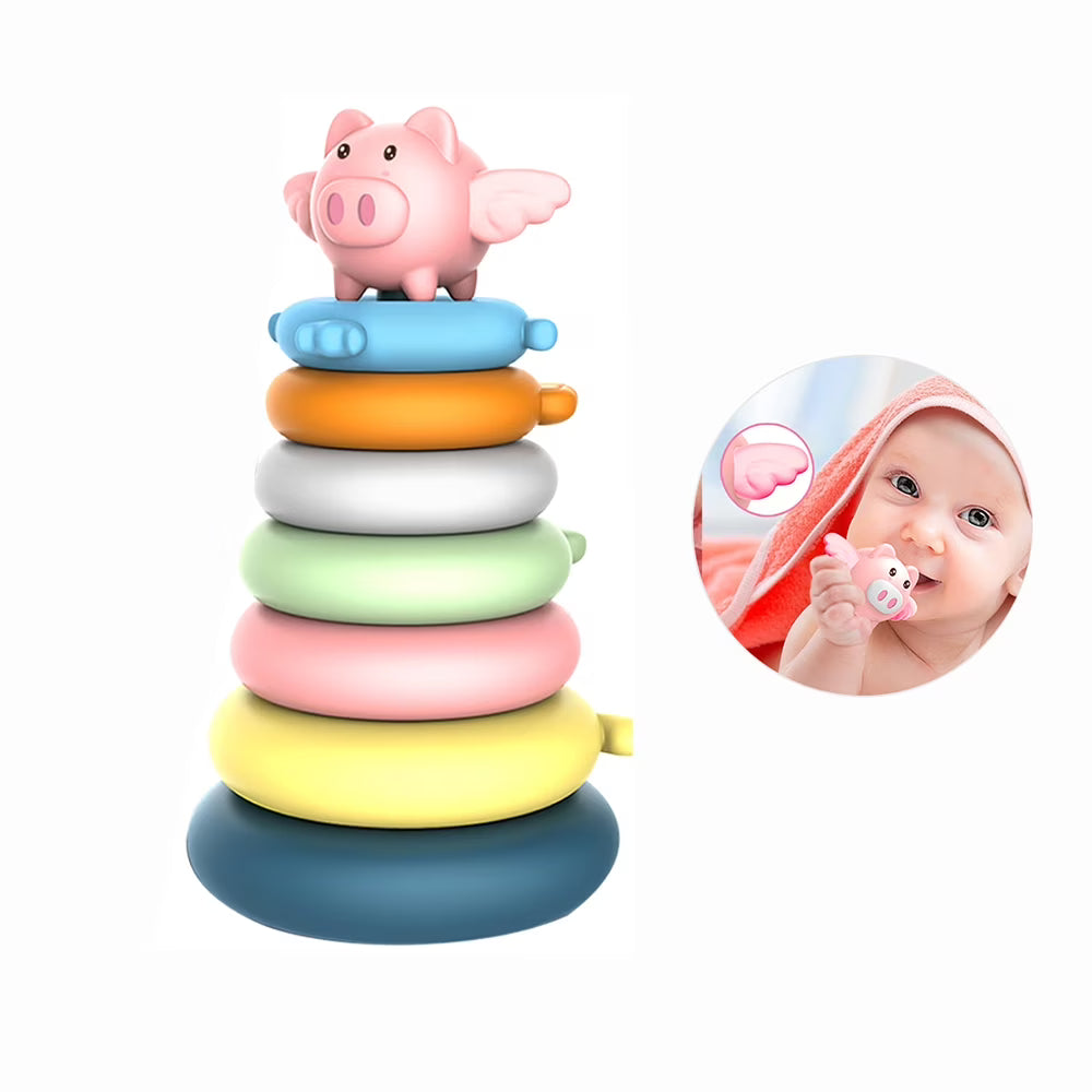 7 Pcs Stacking Rings Toy L656050