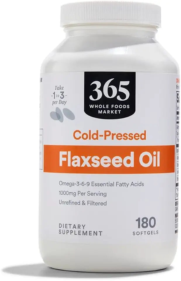 Flax Seed Oil 1000 Mg 180 Softgels F4784